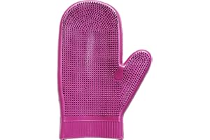 Grewal Equestrian Massage Grooming Glove (Purple)