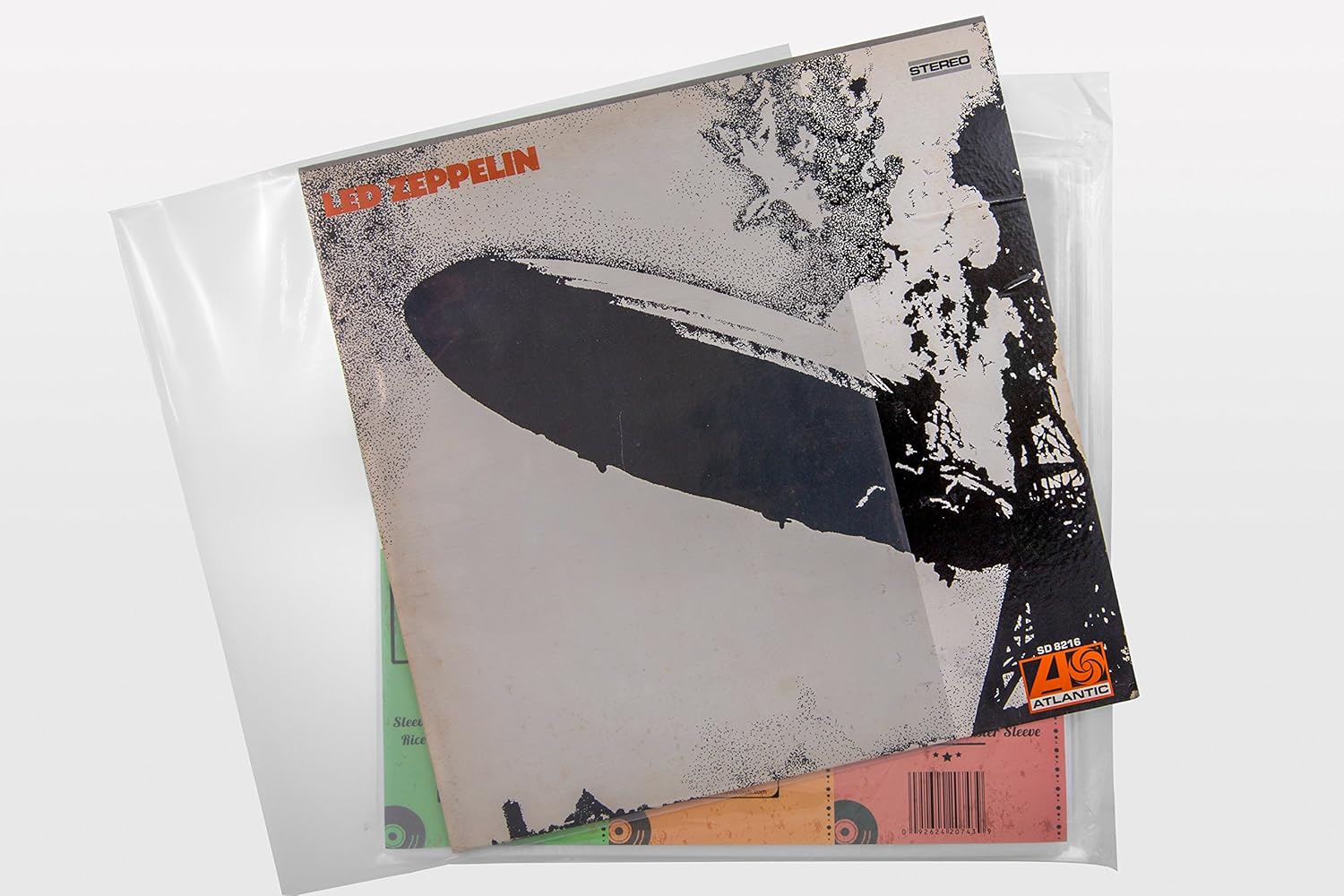 Invest In Vinyl 100 Clear Plastic Protective LP Outer Sleeves 3 Mil. Vinyl Record Sleeves Album Covers 12.75" x 12.5" Provide Your LP Collection with The Proper Protection: Electronics