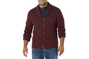 Amazon Essentials Men's Long-Sleeve Soft Touch Shawl Collar Cardigan