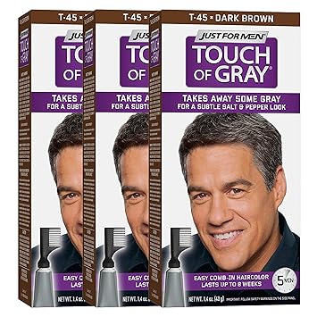 Amazon Com Just For Men Touch Of Gray Comb In Men S Hair Color