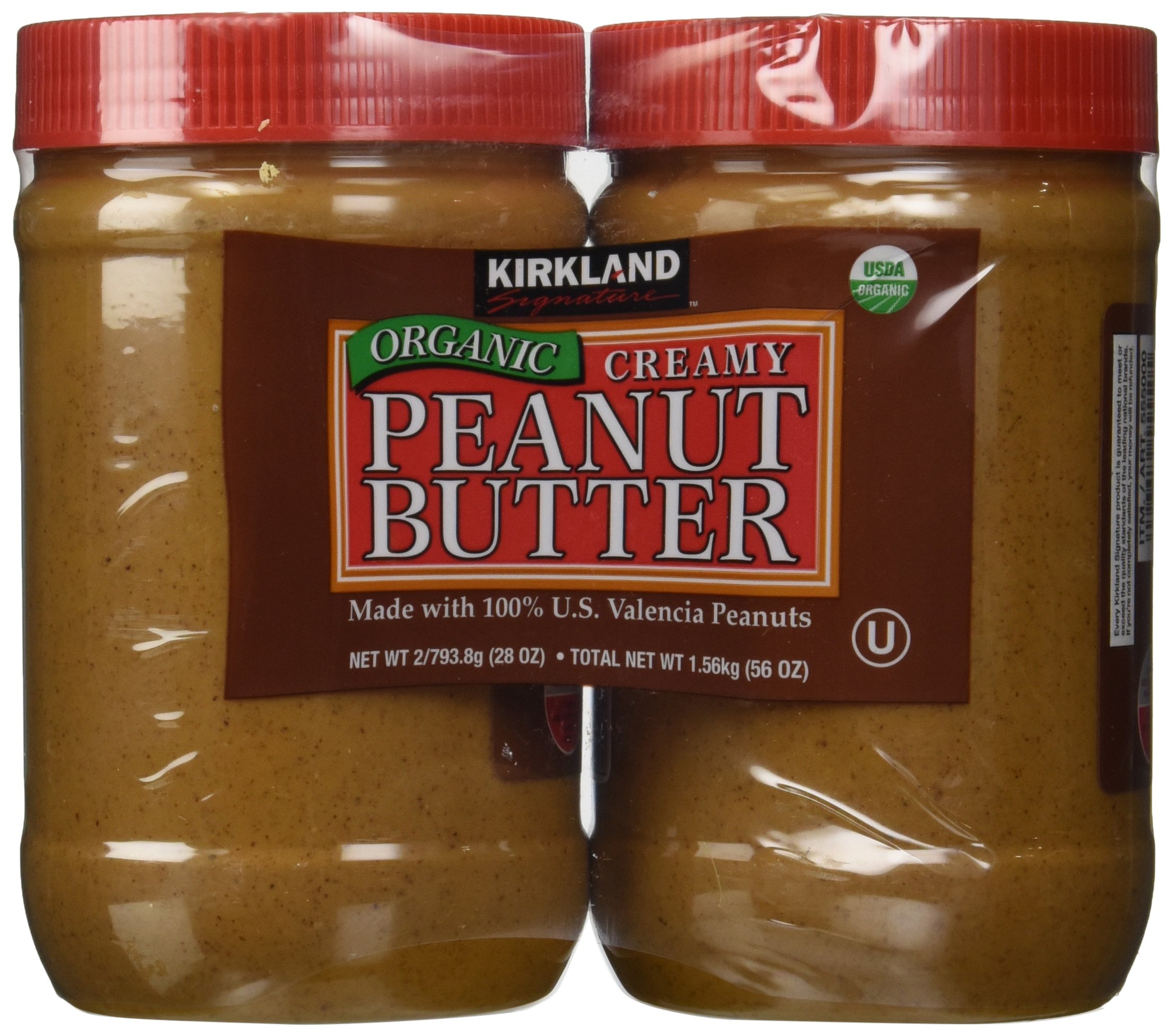 Kirkland Signature Organic Peanut Butter 2Count, 28