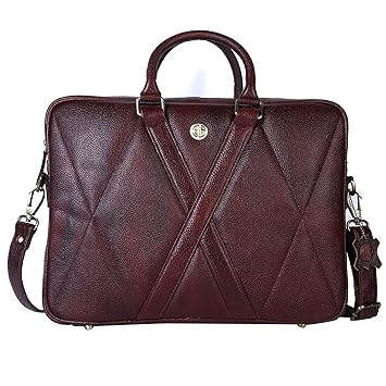 Hammonds Flycatcher Original Bombay Brown Leather 15.6 inch Laptop Messenger Bag (L=15.6,B=2.5, H=11.5 inch) LB176