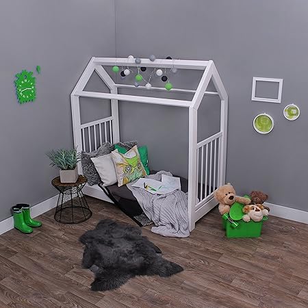 KAGU Kinderbett Spielbett Bett. Innovatives Hausbett für jedes Kinderzimmer. Abenteuerbett zum Spielen und zur Erholung. ...