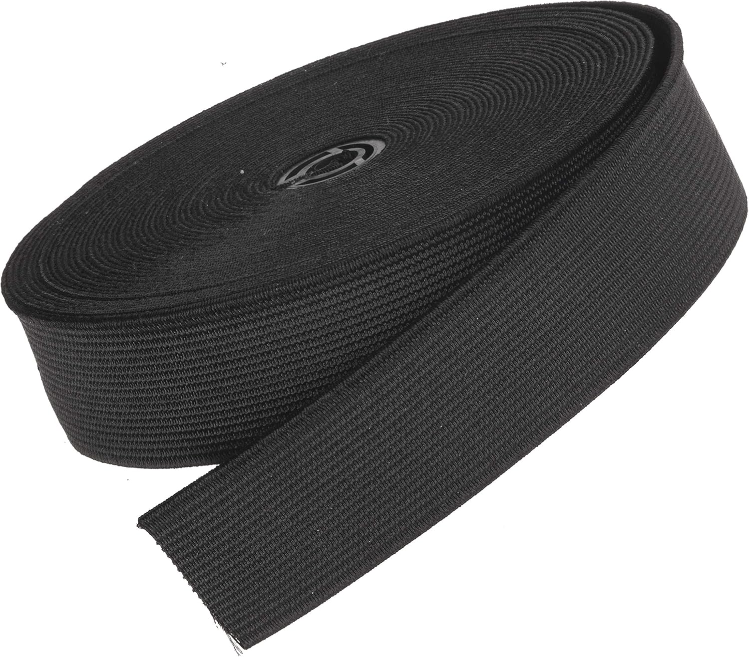 The Bead Shop Wide Black Elastic Band 25mm 6 metres Stretch