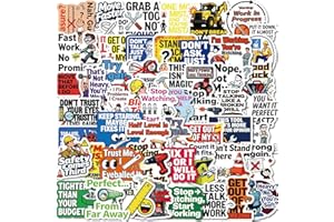 56PCS Construction Worker Stickers Site Slogan Stickers Gifts for Women Men Friend Coworkers Vinyl Waterproof Decals for Lapt