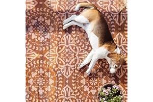 STENCILSLAB WALL STENCILS OLIO- Large Floor Stencil- Concrete Patio Painting Stencil- Large Pattern Tile Stencil- Floor Paint Reusable Stencil- Available at Few Sizes