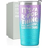 Onebttl Kpop K-Pop Gifts for Teen Girl, Women, Stainless Steel Tumbler with Lid and Straw 20oz/590ml for Korean Pop Lovers, Friends for Christmas, Birthday - You Wouldn't Understand