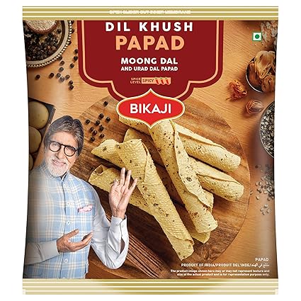 Bikaji Papad Dil Khush, 400g