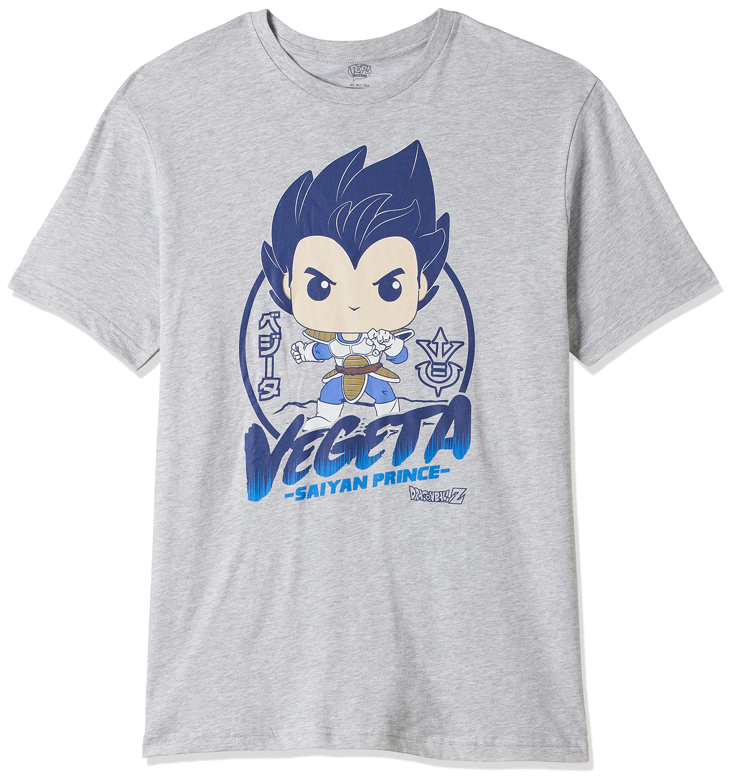 Funko Pop & Tee Dragon Ball Z Vegeta Action Dolls Set, Multi-Colour, One Size Unisex Children, Multicoloured, One Size