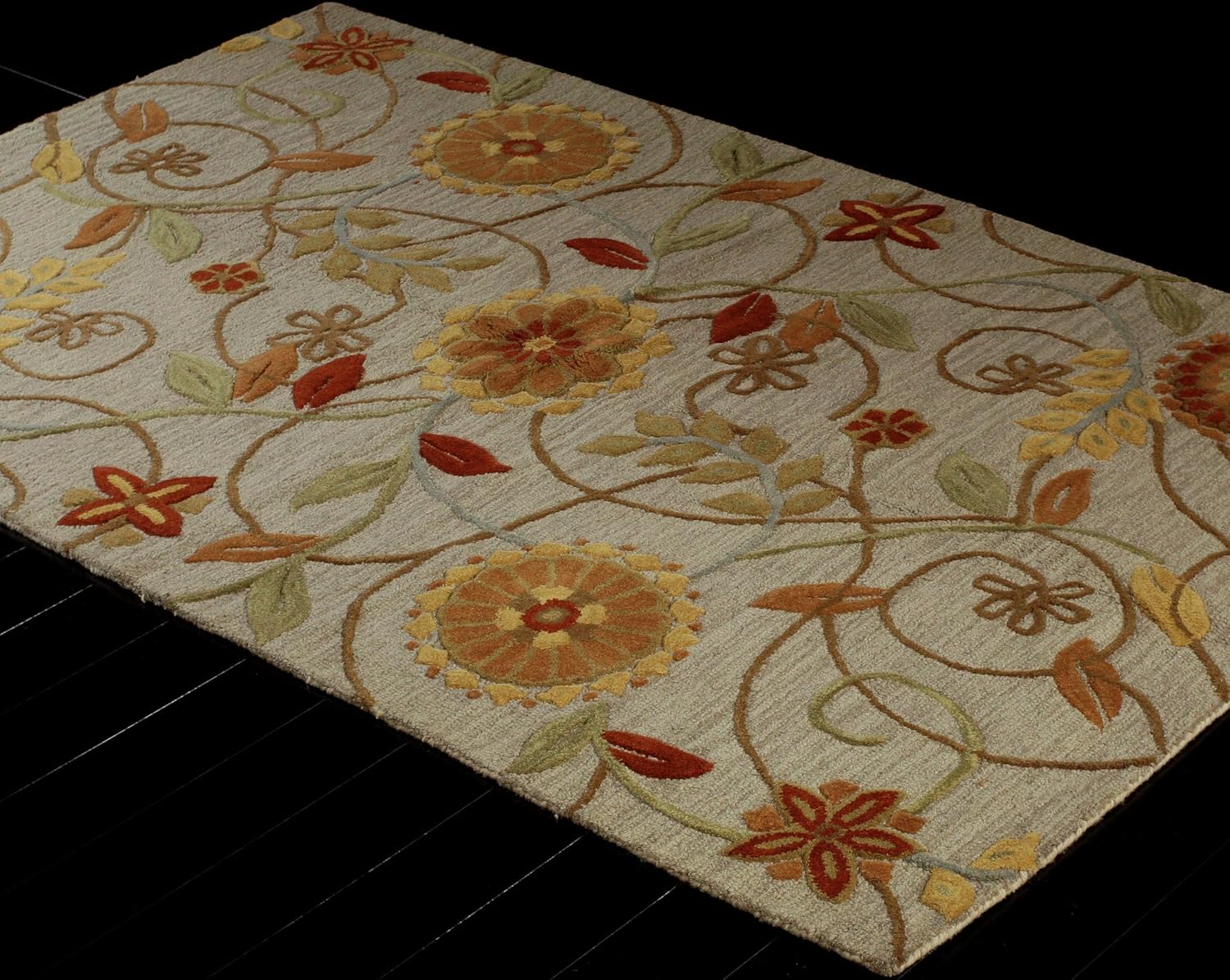 Bashian Rugs Verona Collection, Taupe, 3' 6" x 5' 6" Home