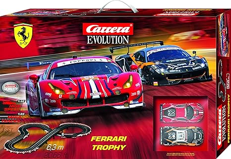 carrera evolution slot car set