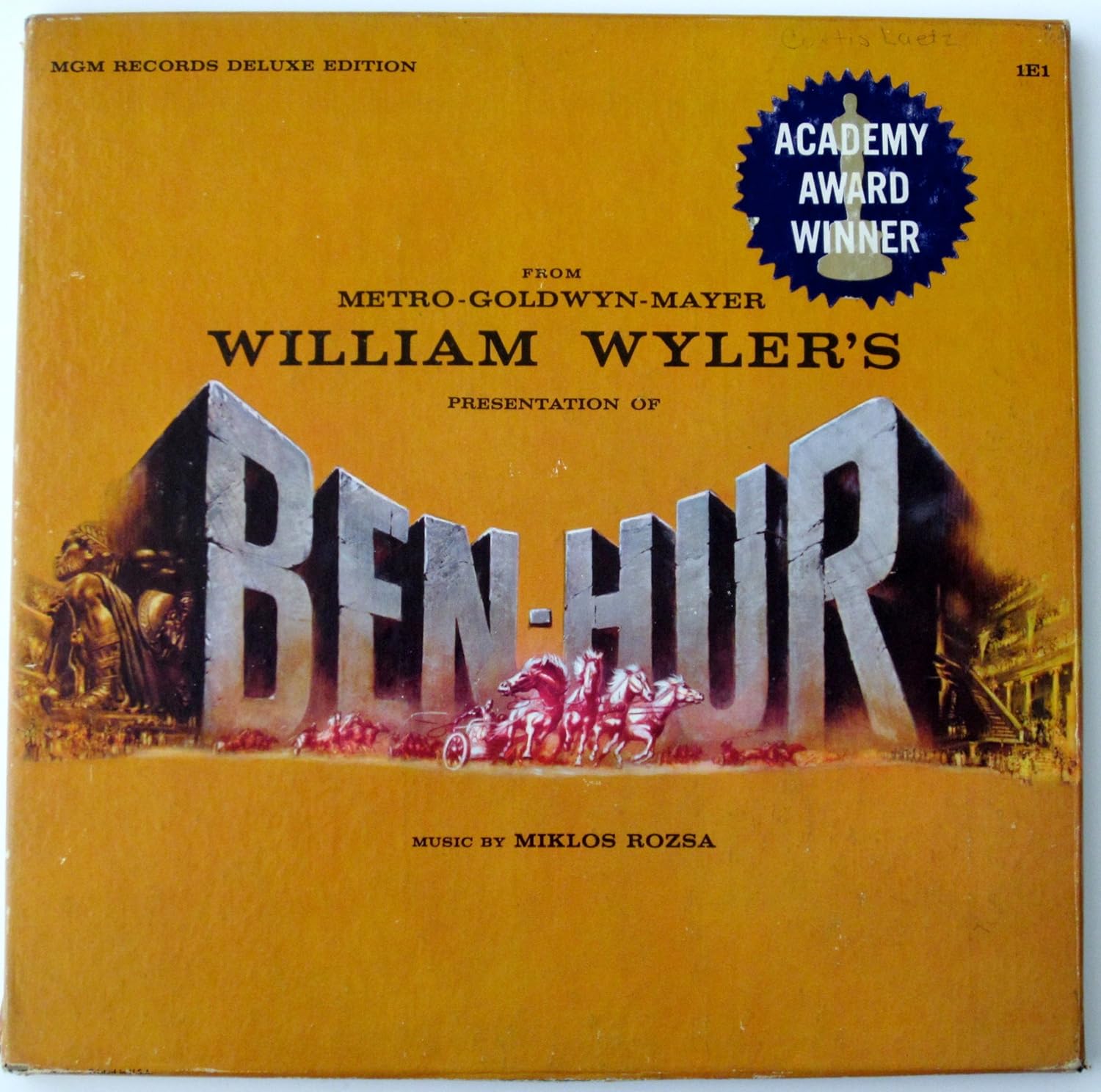 Miklos Rozsa BENHUR, MGM RECORDS DELUXE EDITION ALBUM w
