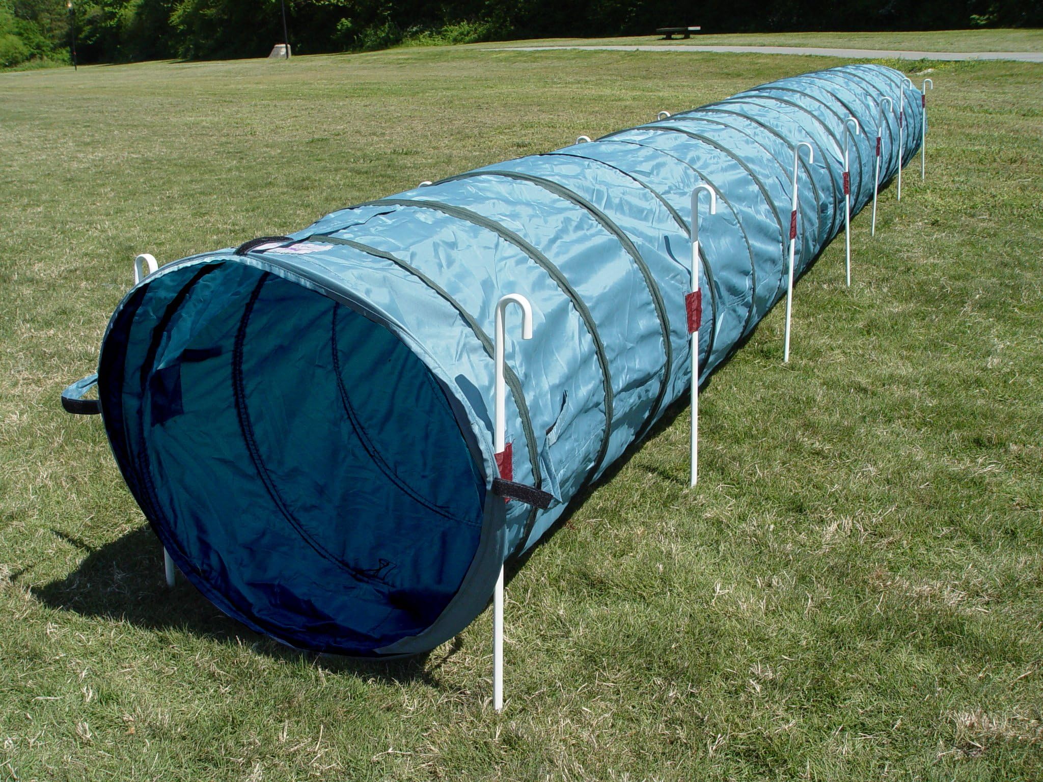 18' Dog Agility Tunnel (Color: Teal)