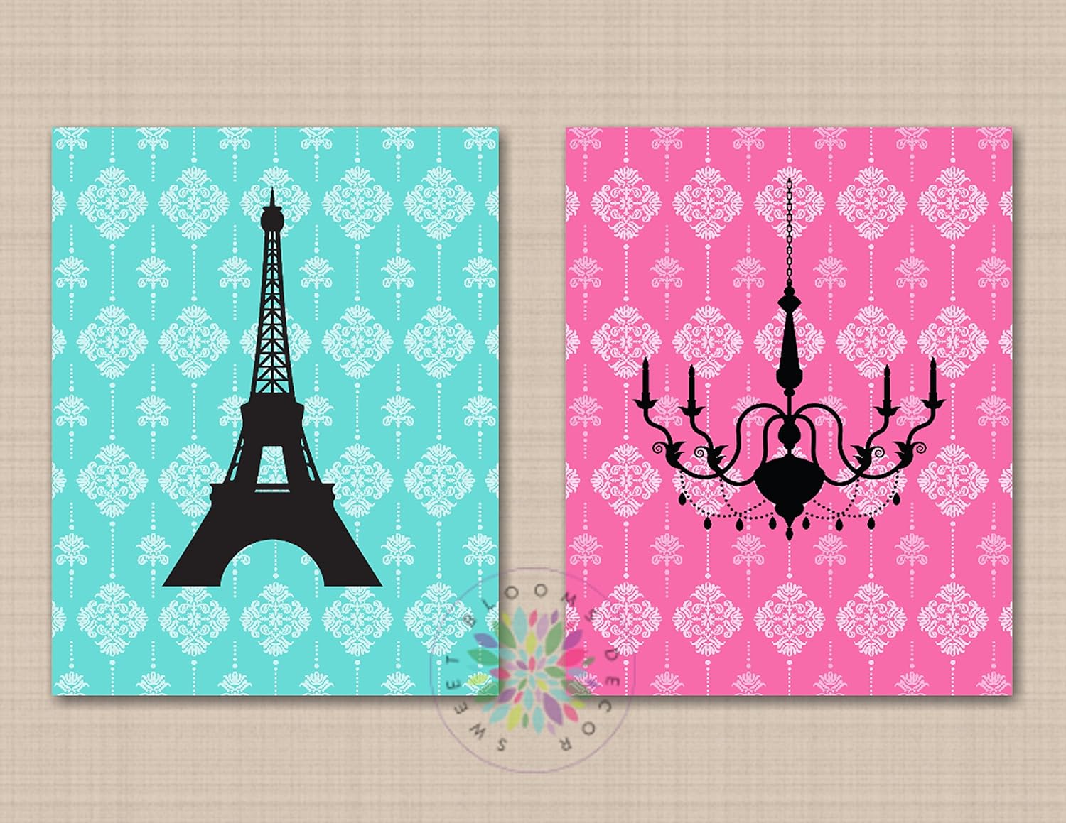 Paris Wall Art Paris Girl Room Decor Eiffel Tower