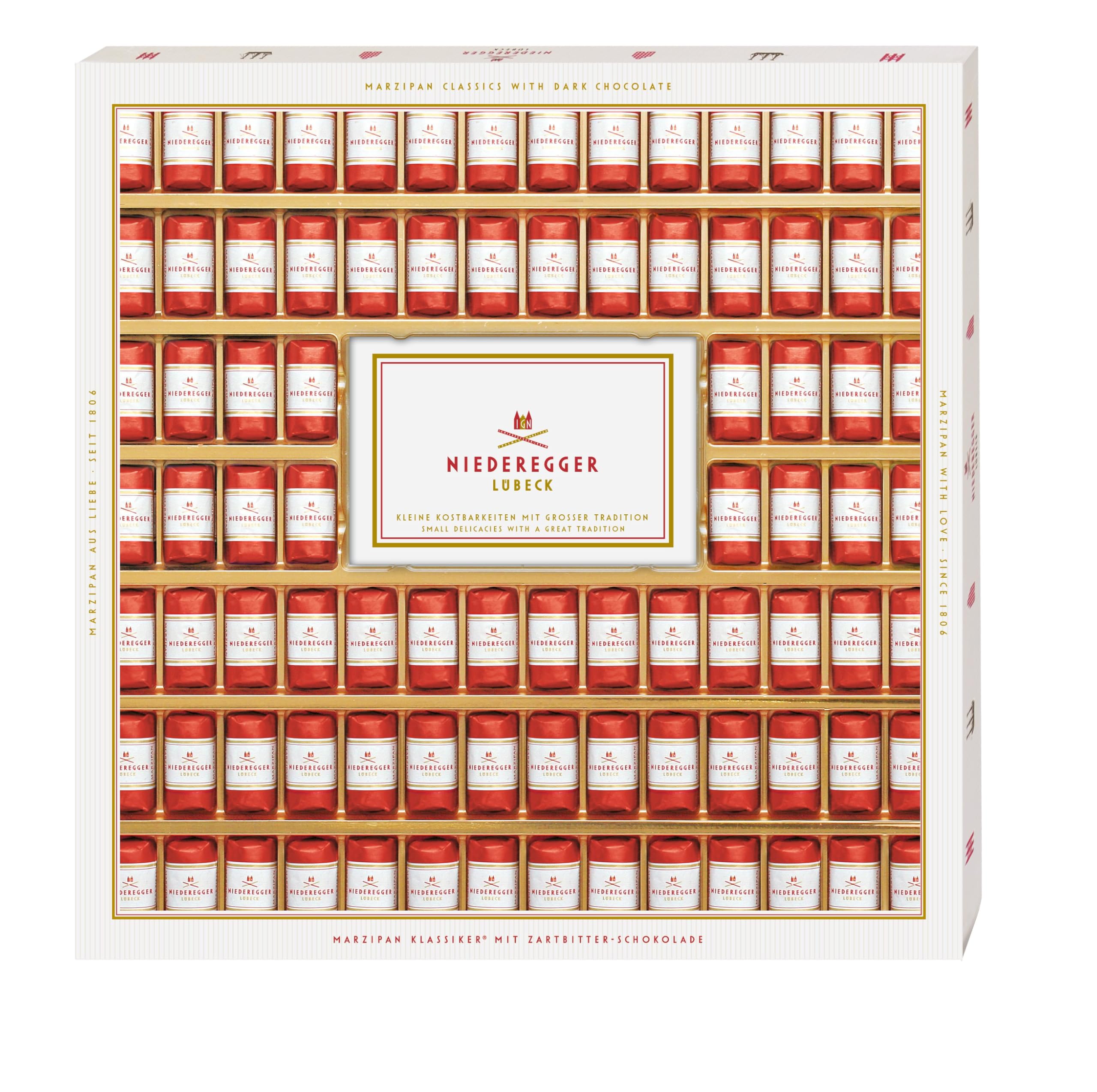 Niederegger Klassiker Geschenkpackung, hochwertiges Marzipangeschenk, 1er Pack (1 x 1075 g)