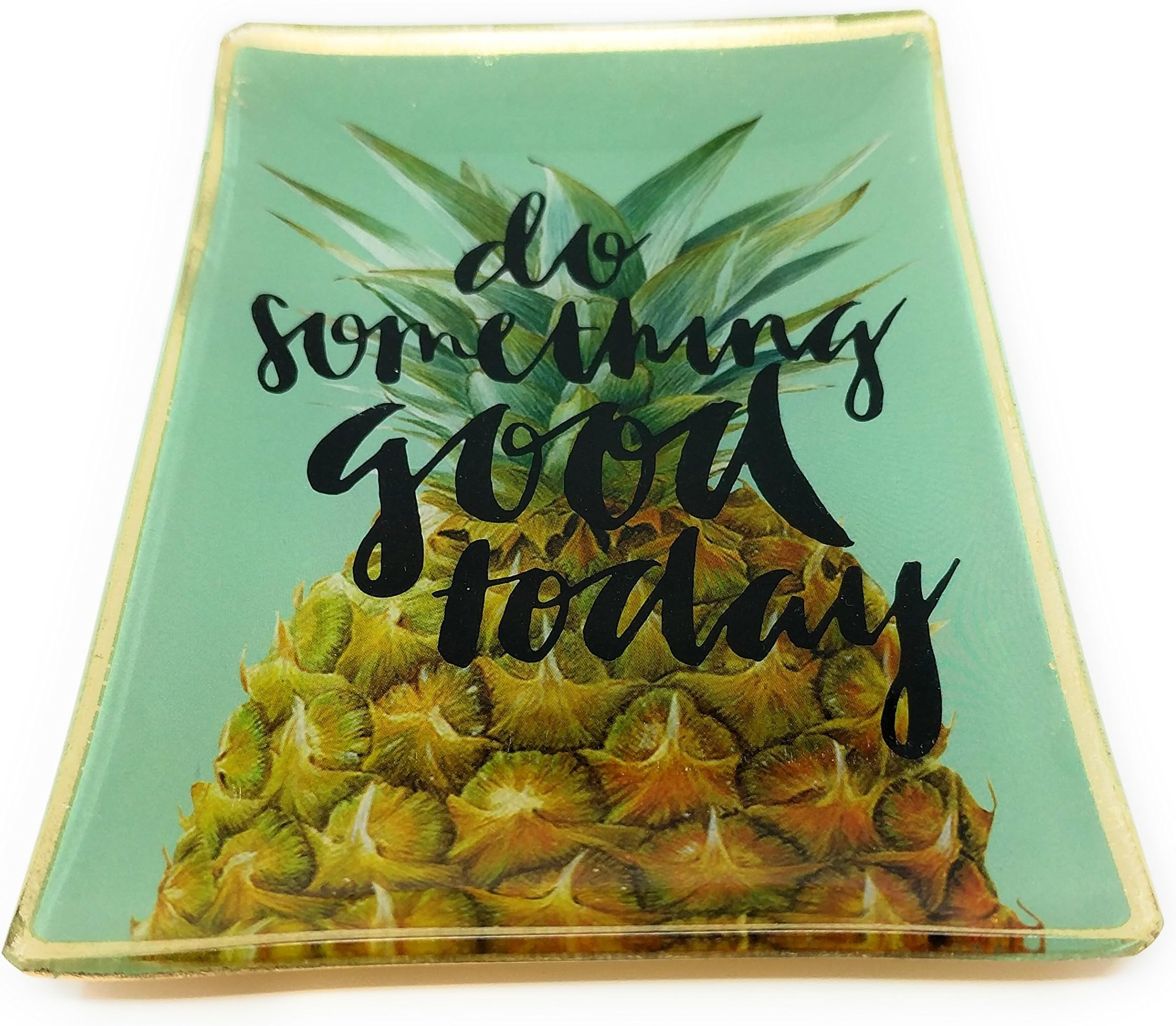 Pineapple Green Porcelain 10x10 cm Tapas Bowl/Serving Tray/Serving Plate Cheese Plate Platter Tray