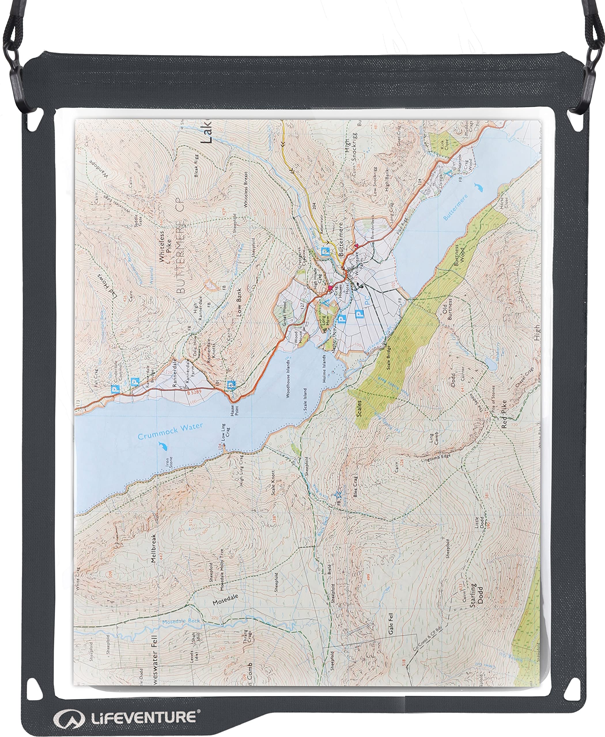 Lifeventure Waterproof Map Case Touch-Screen Compatible IPX7 Waterproof up to 1 metre for 30 minutes