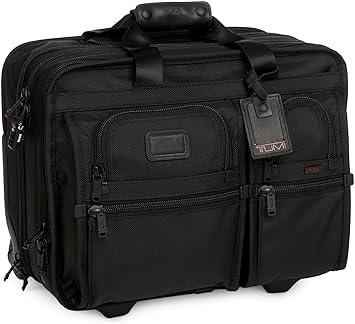tumi alpha wheeled briefcase