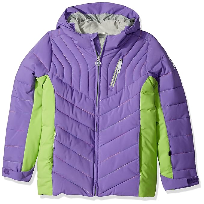 Spyder Chaqueta de Las niñas en microondas, niña, Color Iris/Fresh ...