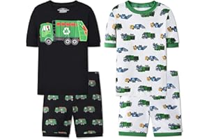 Joyond Boys Pajamas Set, Sleepwear Set with Short sleeve T-shirt & Shorts, for Boy Summer Pjs, Made of Cotton