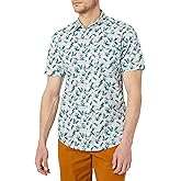 Amazon Essentials Slim-Fit Men's Short Sleeve Button Down Shirt