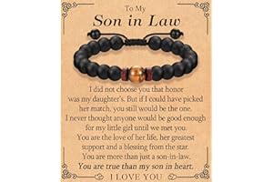 ACOGVN Gifts for Husband Brother Boyfriend Uncle Son Nephew Grandson Fiance Stepdad New Dad First Time Dad To Be Bracelet Gifts, Graduation Fathers Day Birthday Christmas Anniversary Valentines Day Gifts for Him Teen Boy Men