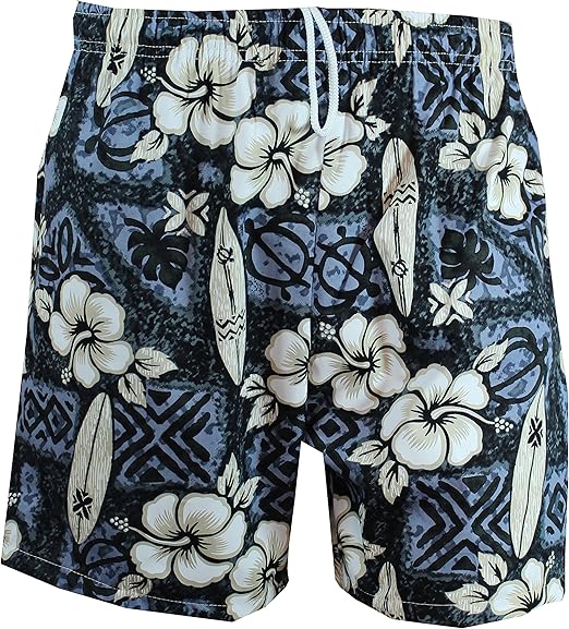 Blue Hibiscus Hawaiian Print Women's Shorts