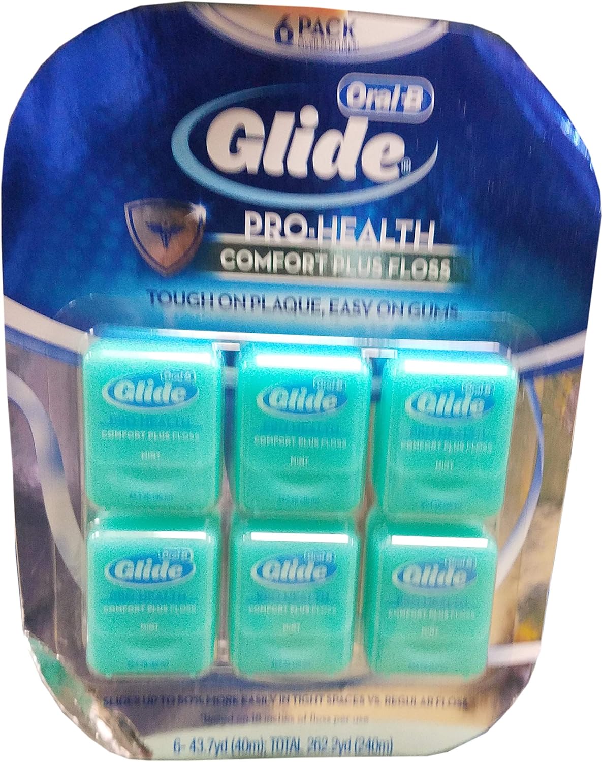 Glide Floss Comfort Plus Yards, 6 Count : Beauty