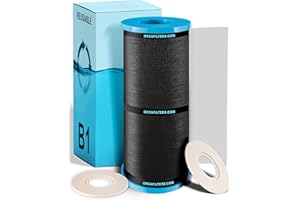 Orca Filters Reusable Pool Filter – Above Ground Pool Filter with Patented PureBlue Filtering – Type B Pool Filter – Durable, Chemical-Resistant Swimming Pool Filters