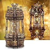 FUNPOLA 3D Wooden Puzzle Poker World Projection Lamp with LED Light, Poker-Themed DIY Decorative Table Lamp for Adults and Te