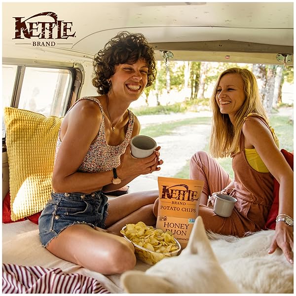 KETTLE BRAND POTATO CHIPS, HONEY DIJON KETTLE CHIPS, 7.5 OZ