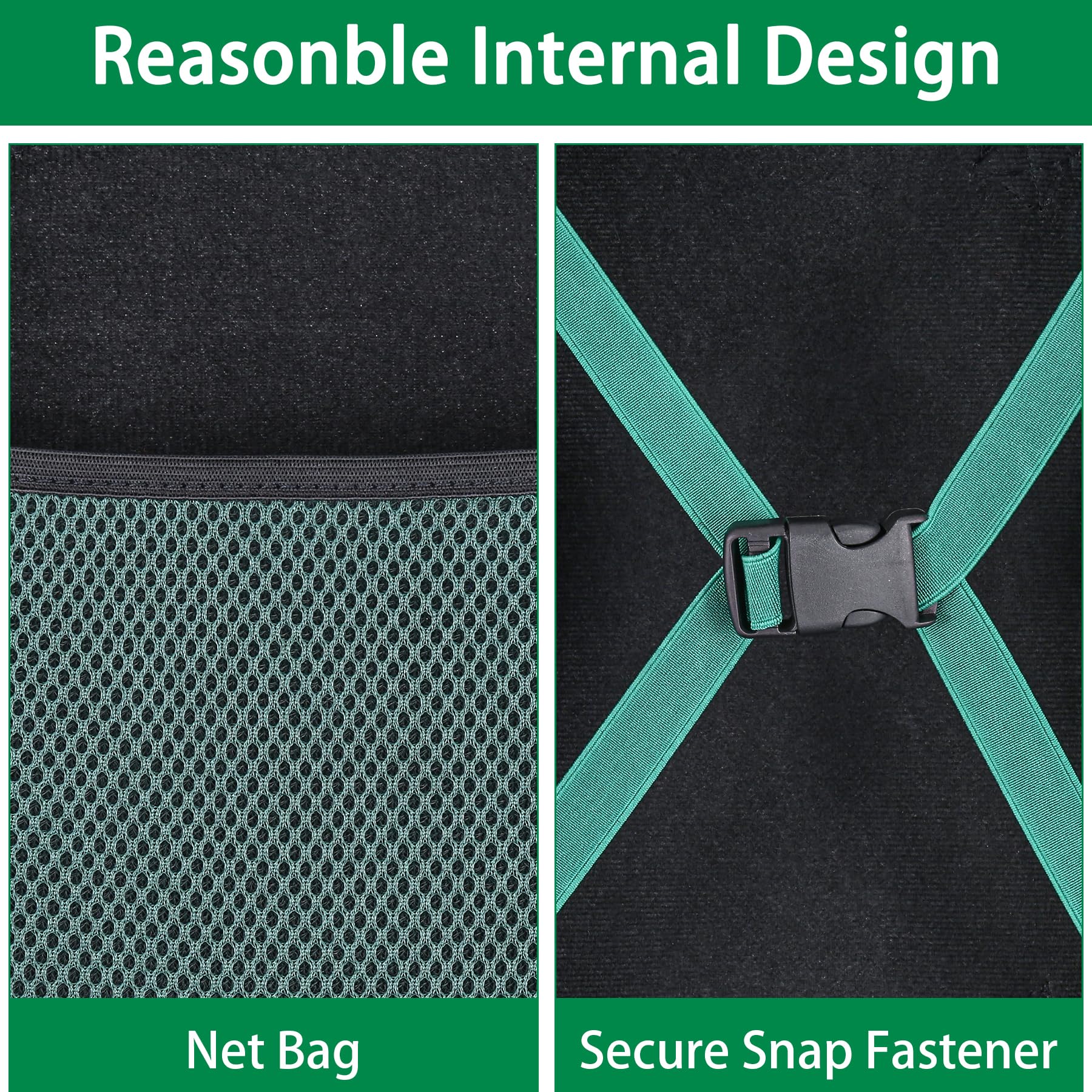 co2CREA Hart Tragbare Schutzhülle Etui Tasche für Bosch Home and Garden Akku-Handstaubsauger UniversalVac 18,Nur Tasche 4