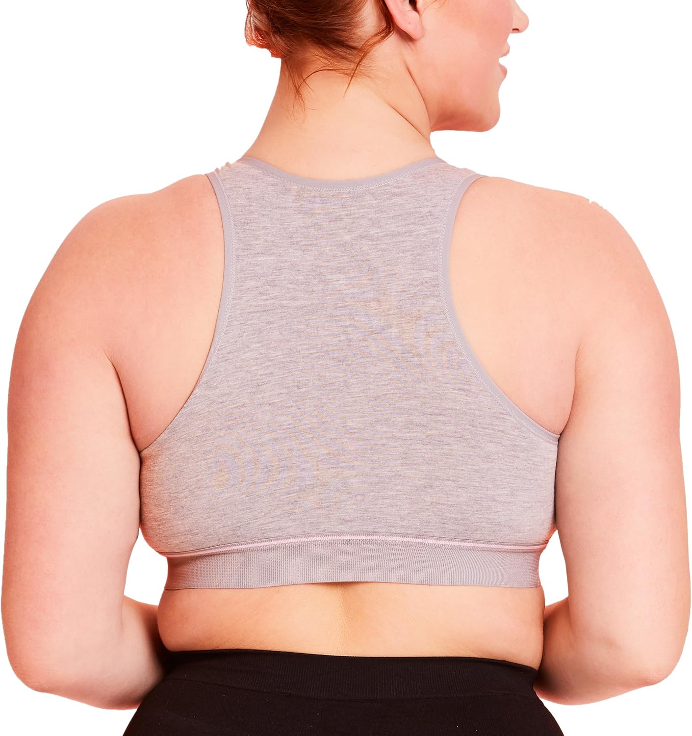 Wireless Nursing Sports Bra High Impact Support Nursing Bra by La Leche League - Grey/Pink, 3X at  Women’s Clothing store: Nursing Bras