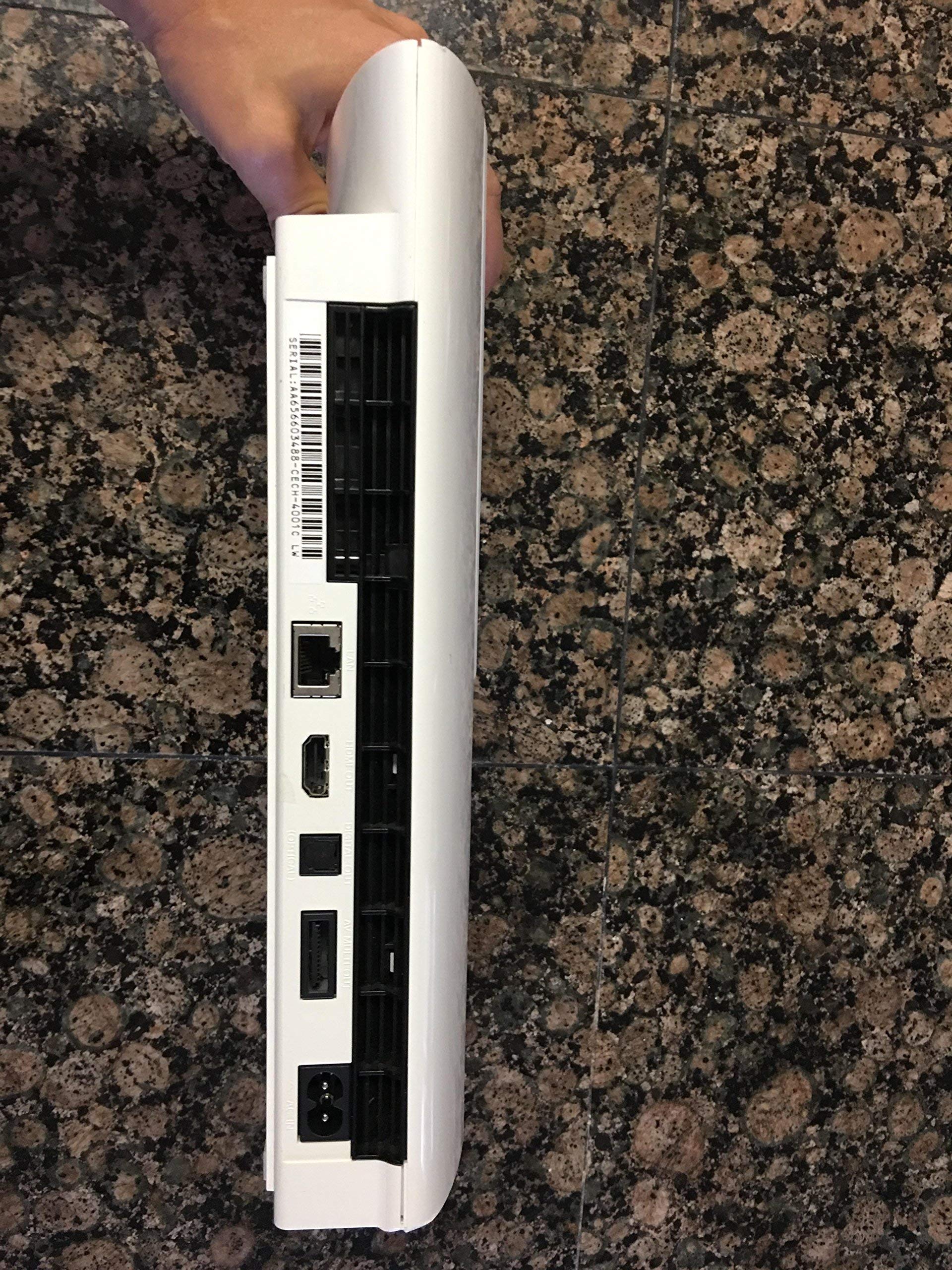 Sony PlayStation 3 PS3 Super Slim CECH-4012 500GB Console - White (Renewed)