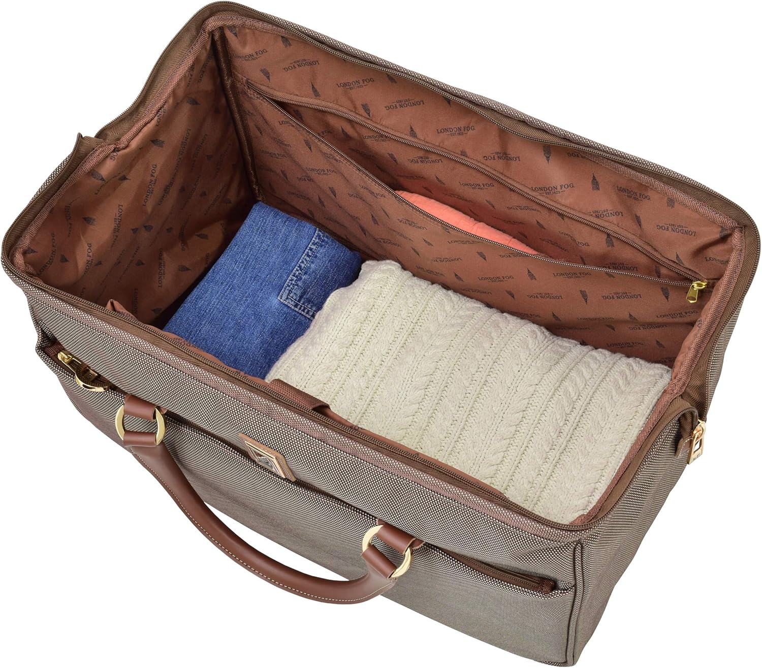 london fog wheeled duffel bag