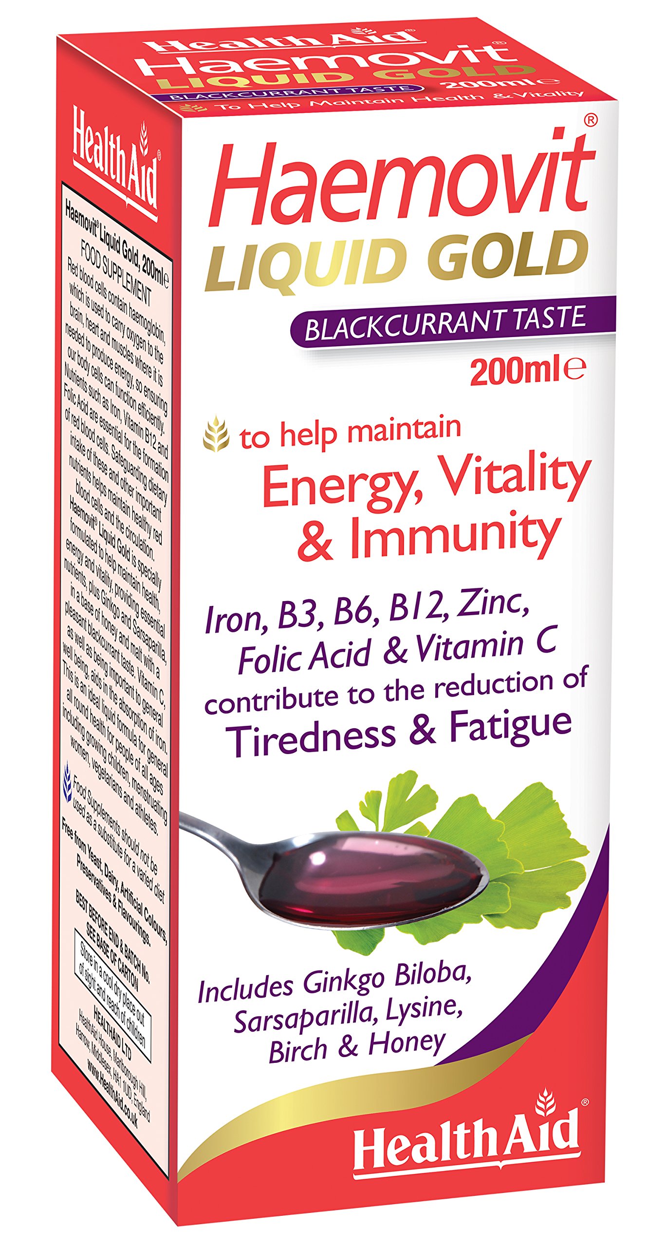 HealthAid Haemovit Gold Tonic Liquid 200ml