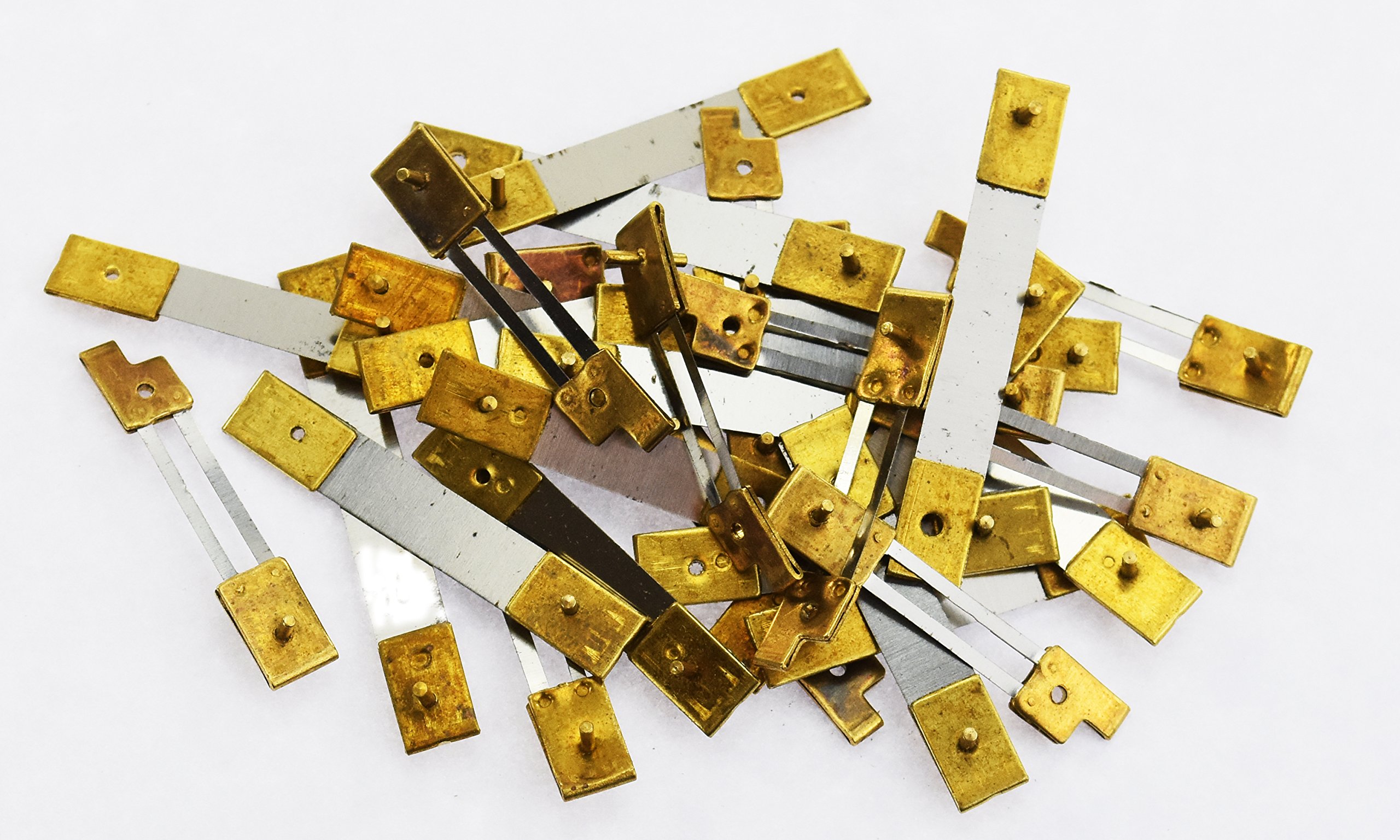 Harts Pack of 10 Assorted Brass French Clock Suspension Spring