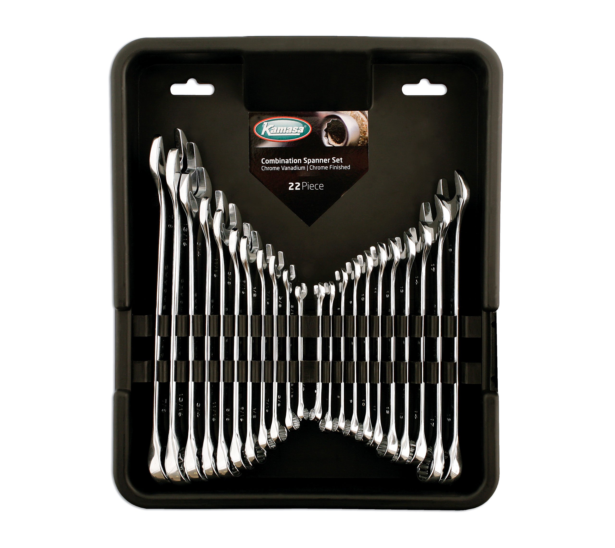 Kamasa 56051 Combination Spanner Set 22pc