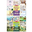 Melissa & Doug Reusable Sticker Pads Set: Play House and Habitats - 325 Stickers