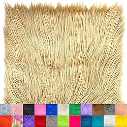 Ice Fabrics Faux Fur Fabric Squares - 10x10 Inches