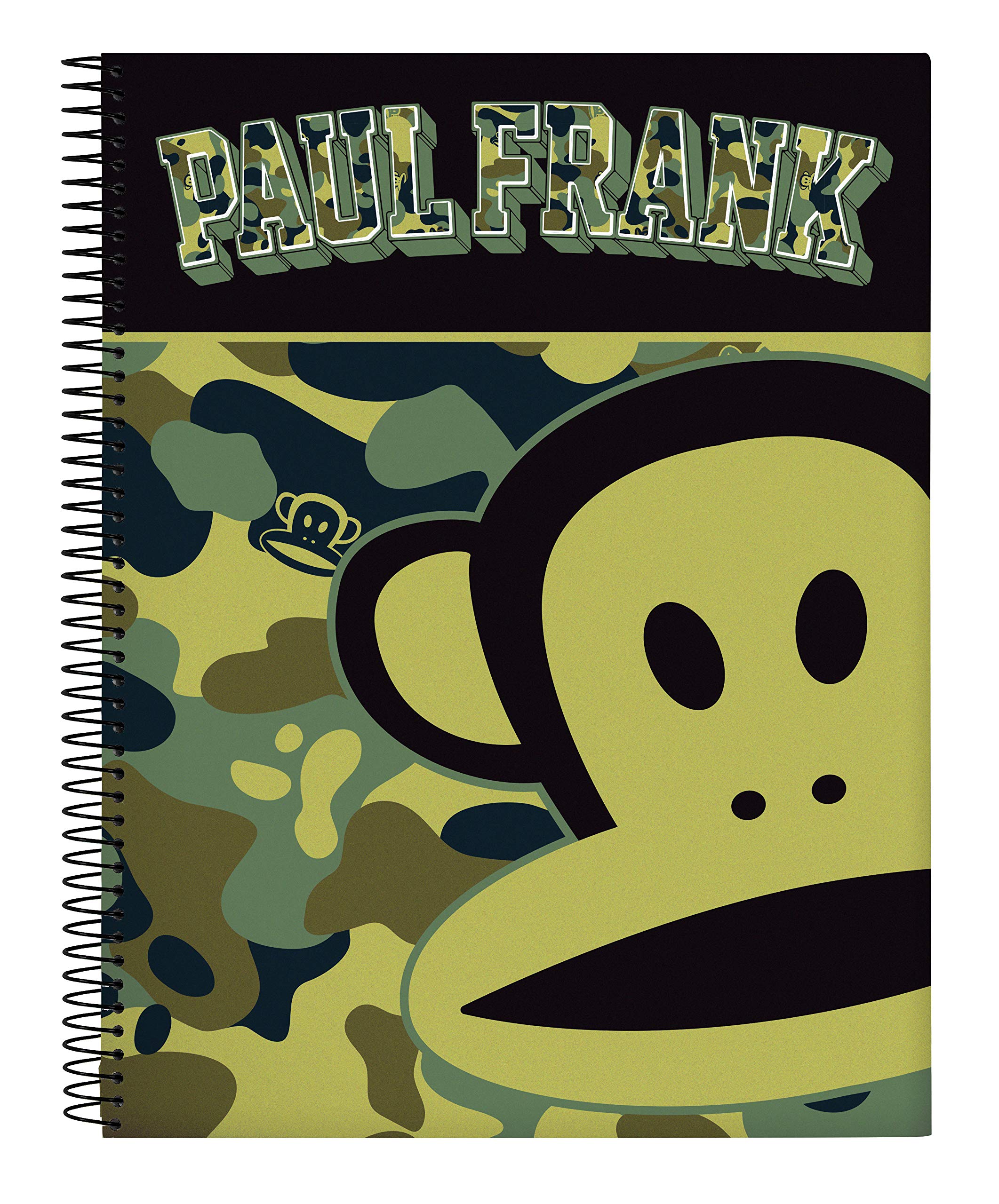 Paul Frank Camo Official Notebook Official 120 Sheets Hardcover 215 x 310 mm