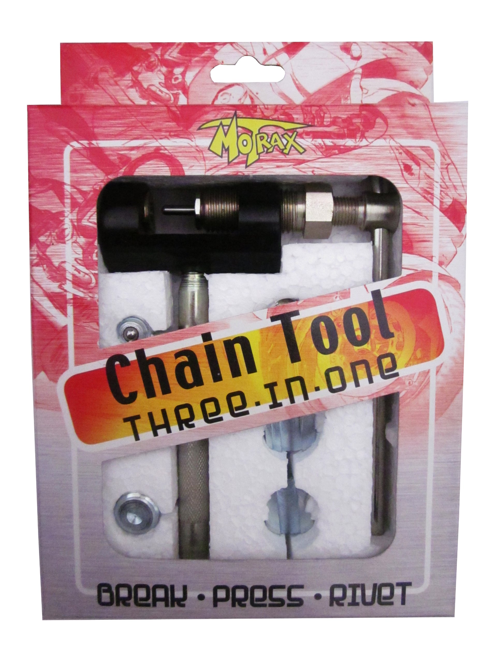 Motorcycle Chain Breaker and Riveter/Riveting Tool/For 420-532 chains-Complete Kit