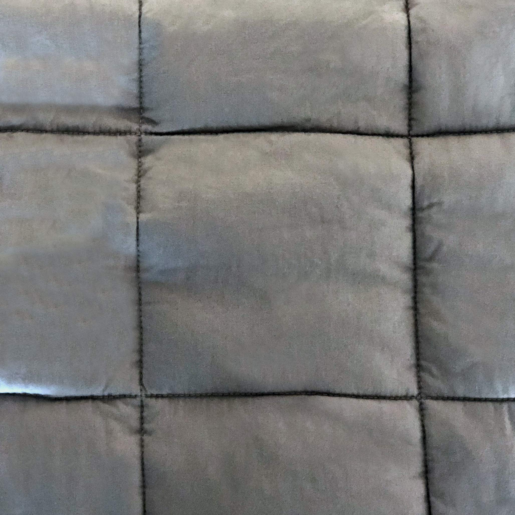 BlanQuil Essentials Weighted Blanket W/Free Cover (Grey, 20)