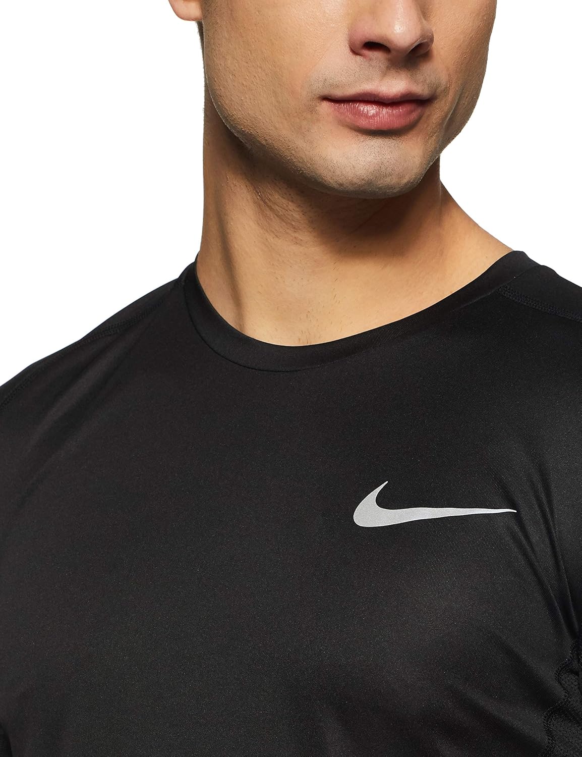 Amazon Co Jp ナイキ Nike Dry Fit マイラー S S トップ 3592 010 ブラック ブラック S スポーツ アウトドア