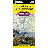 United States, Pacific Northwest Map (National Geographic Adventure Map, 3118)
