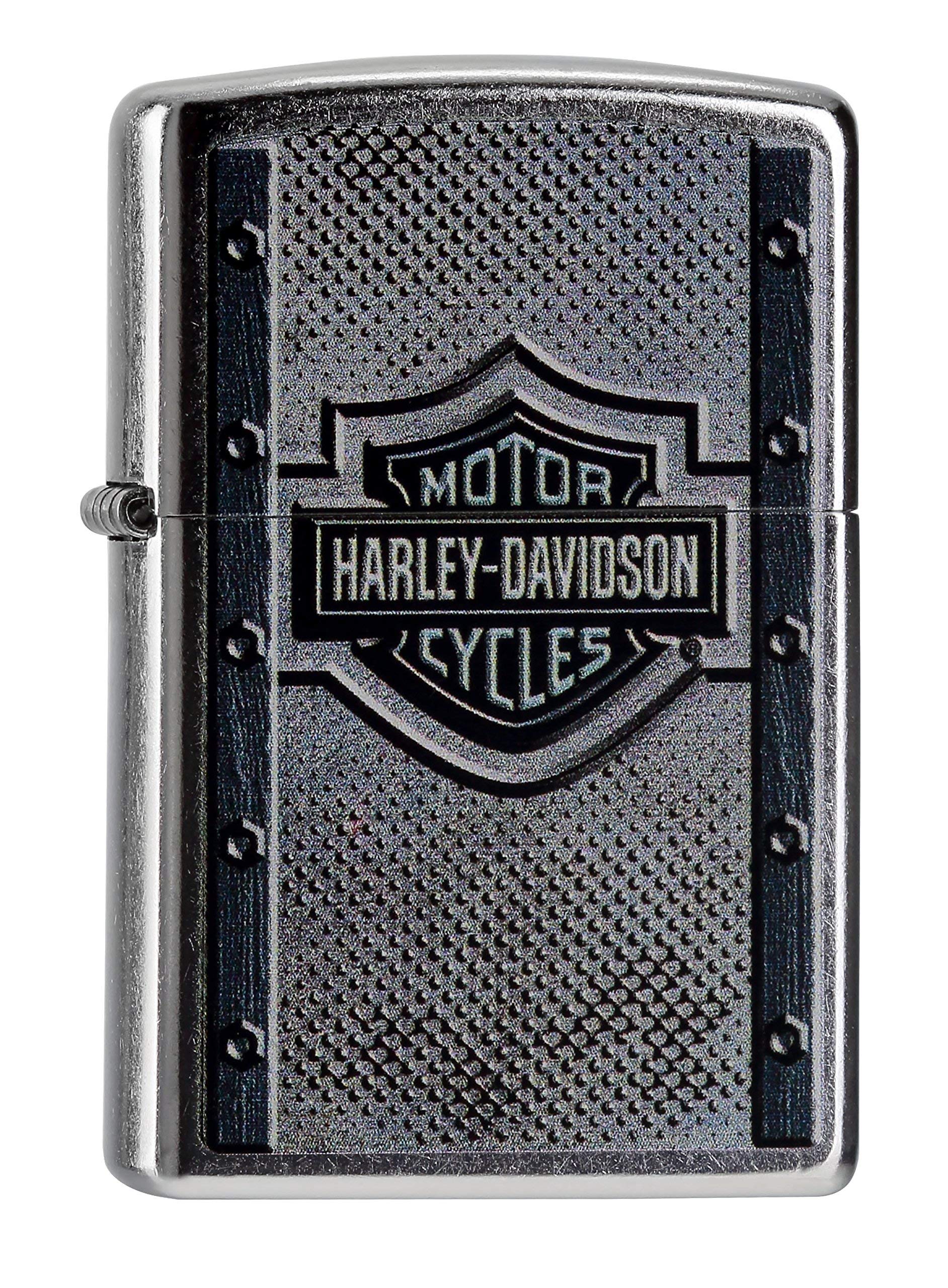Zippo 60000876 windproof lighter, Harley Davidson_parent, Brass, standard, Standard, Stainlesssteel