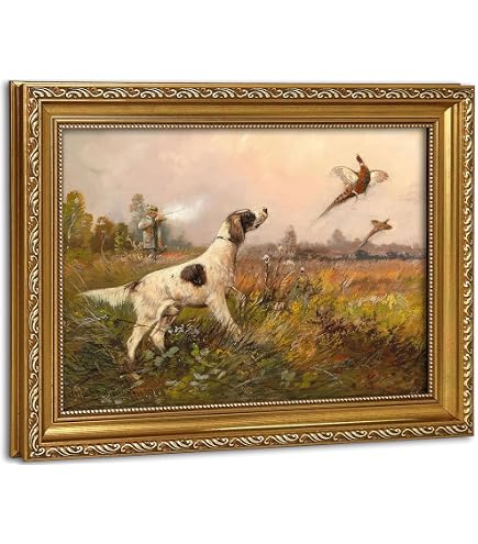 Amazon.com: Winchester Pheasant Hunting Scene Vintage Western Wall