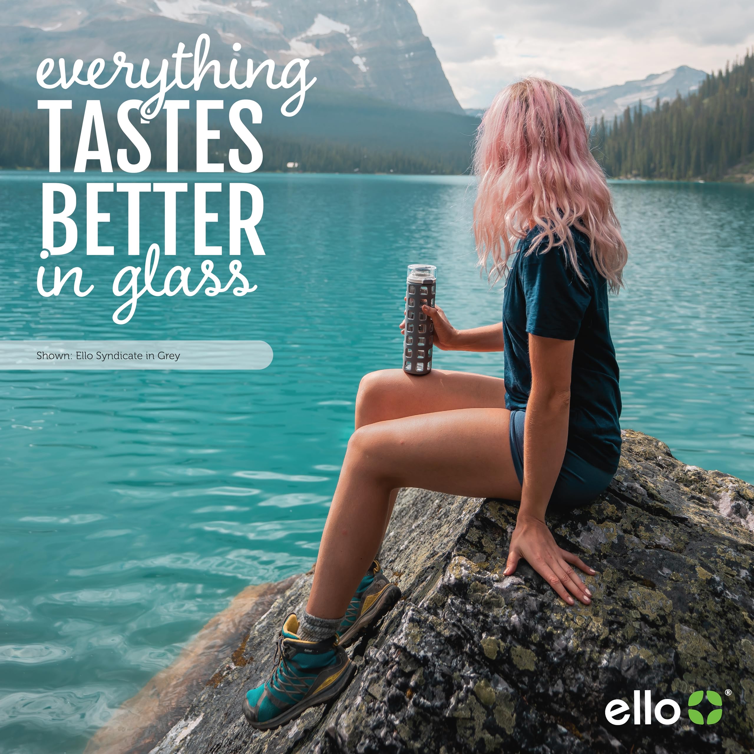 Water Bottle with One-Touch Flip Lid