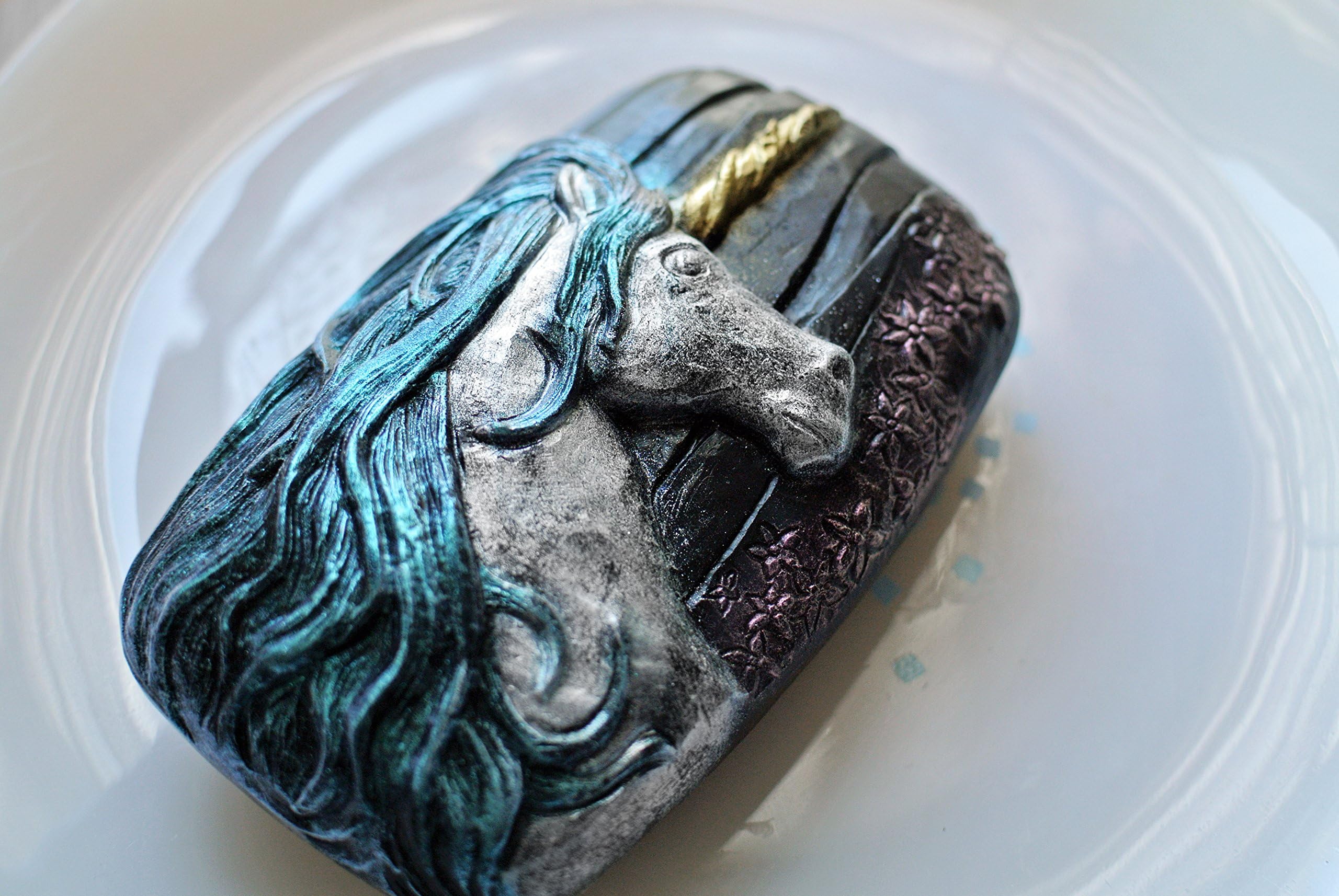 Unicorn Silicone Mold SOAP Wax Plaster Resin Clay