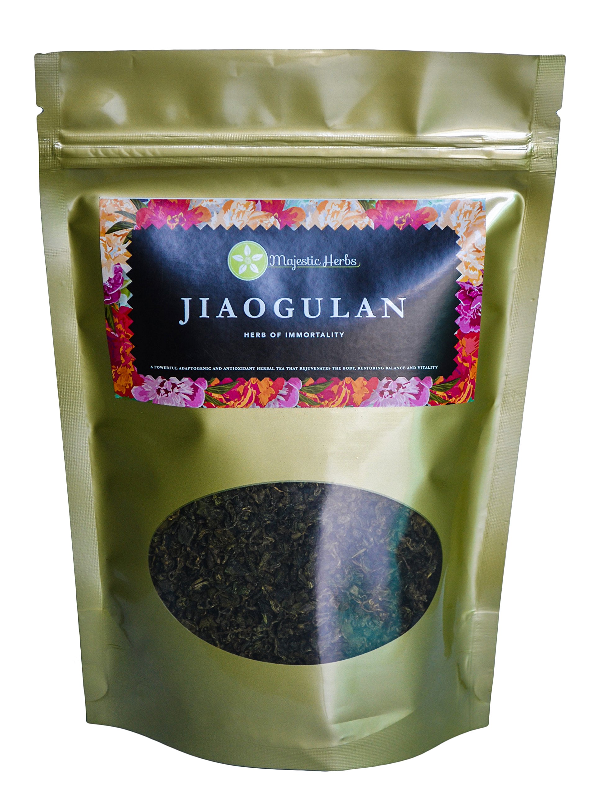Jiaogulan Tea (Gynostemma Pentaphyllum) by Majestic Herbs Organic
